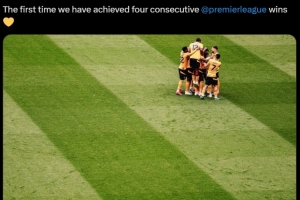 kaiyun-4-2击败热刺，狼队队史首次在英超豪取4连胜